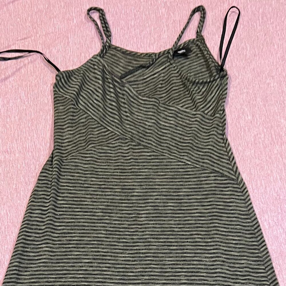 Green Striped Maxi Dress Size Small
